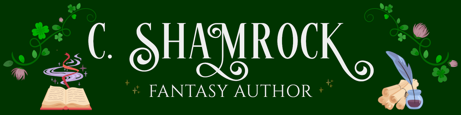 Logo C. Shamrock Fantasy Author